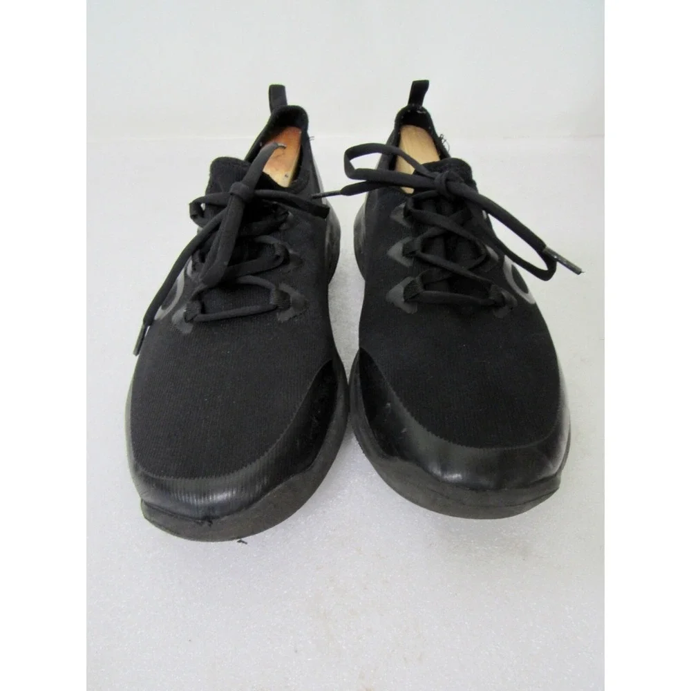 Oofos OOMG Sport LS Low Comfort‎ Shoes Men's size 10 Black Textile White